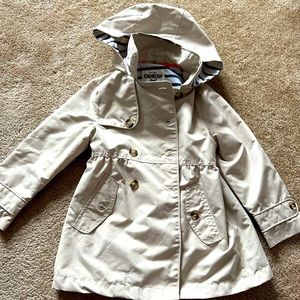 Girls Light Beige Coat